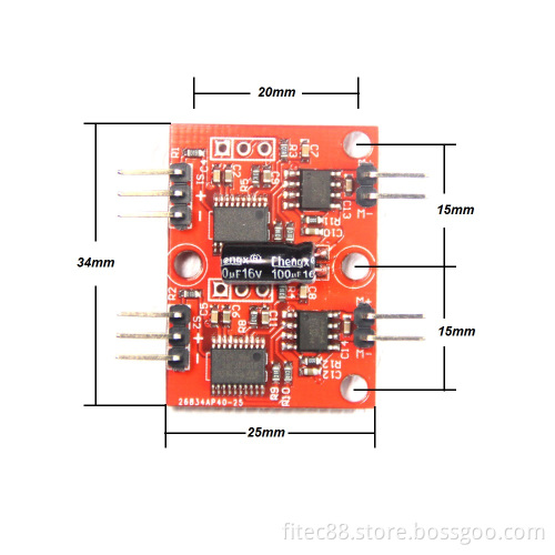 FEETECH 2CH Servo Motor Controller for DC Motor FT-SMC-2CH